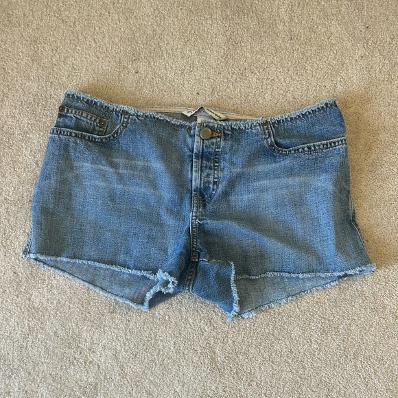 Abercrombie & fitch denim short shorts in mint condition size 4 - Picture 3 of 4